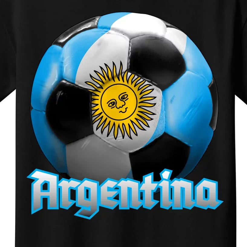 Argentina Soccer Logo Kids T-Shirt