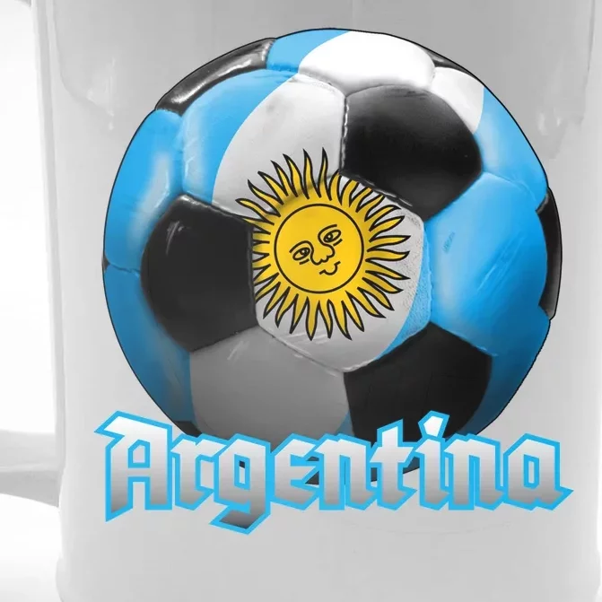 Argentina Soccer Logo Front & Back Beer Stein