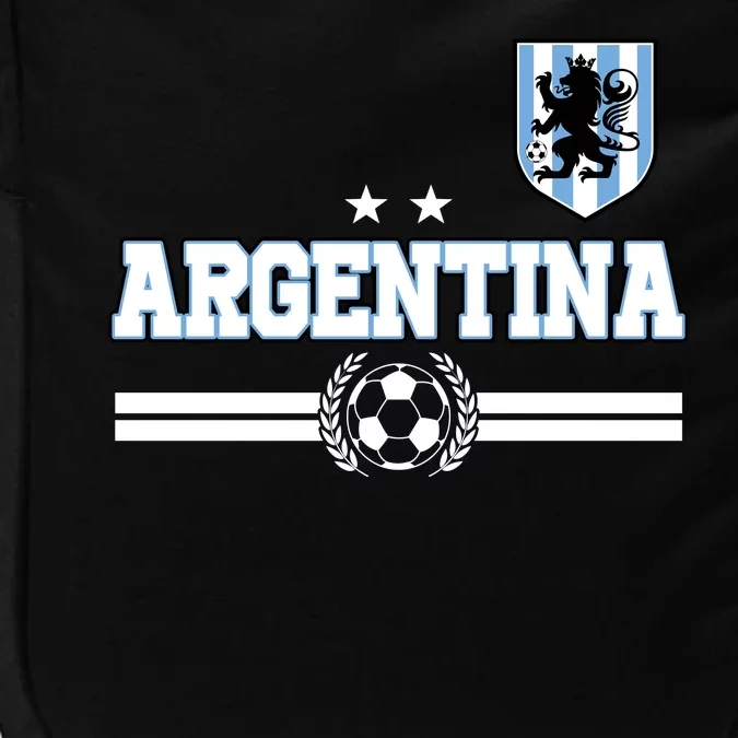 Argentina Soccer Team Fan Logo Impact Tech Backpack