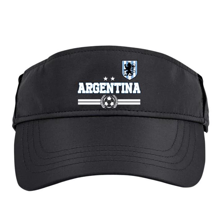 Argentina Soccer Team Fan Logo Adult Drive Performance Visor