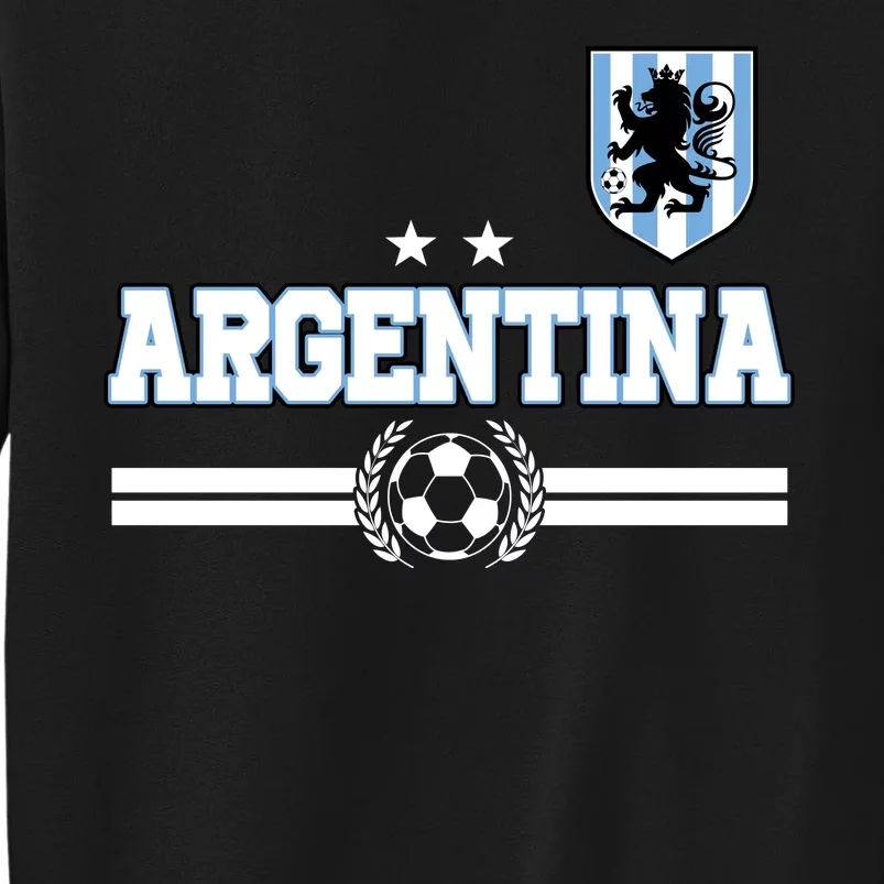 Argentina Soccer Team Fan Logo Tall Sweatshirt