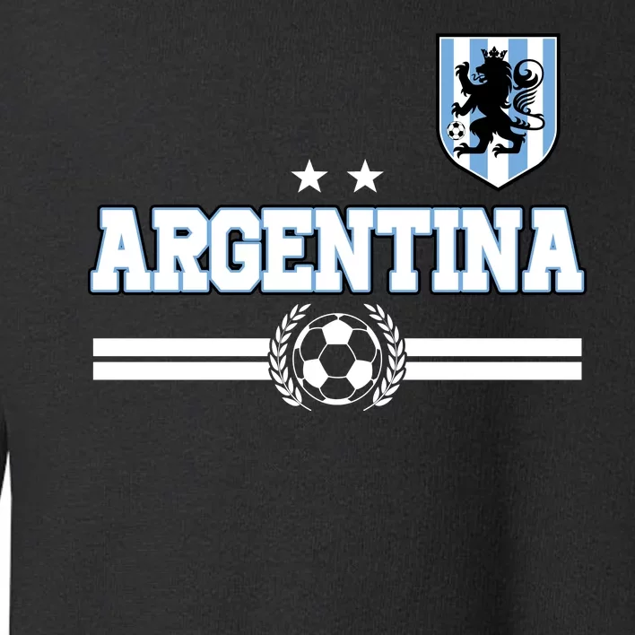 Argentina Soccer Team Fan Logo Toddler Sweatshirt