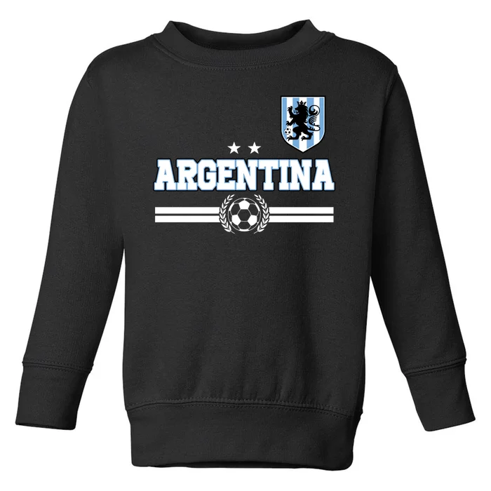 Argentina Soccer Team Fan Logo Toddler Sweatshirt