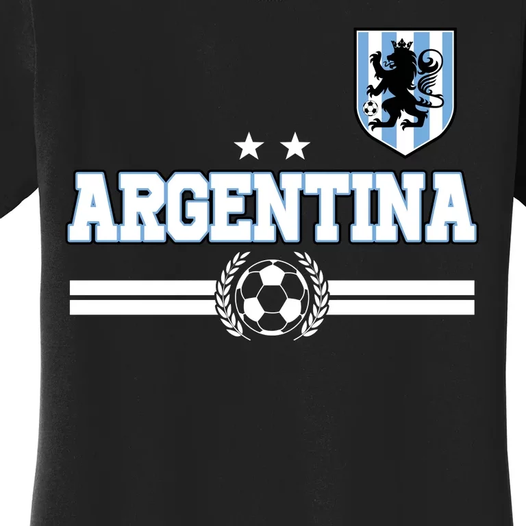 Argentina Soccer Team Fan Logo Women's T-Shirt