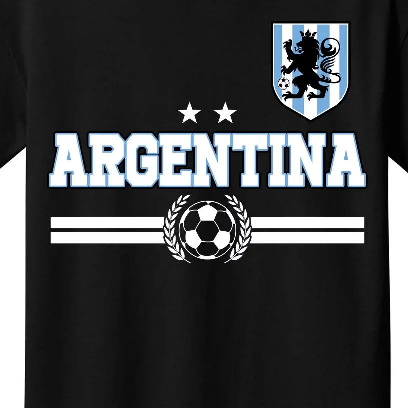 Argentina Soccer Team Fan Logo Kids T-Shirt