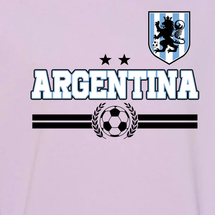 Argentina Soccer Team Fan Logo Garment-Dyed Sweatshirt