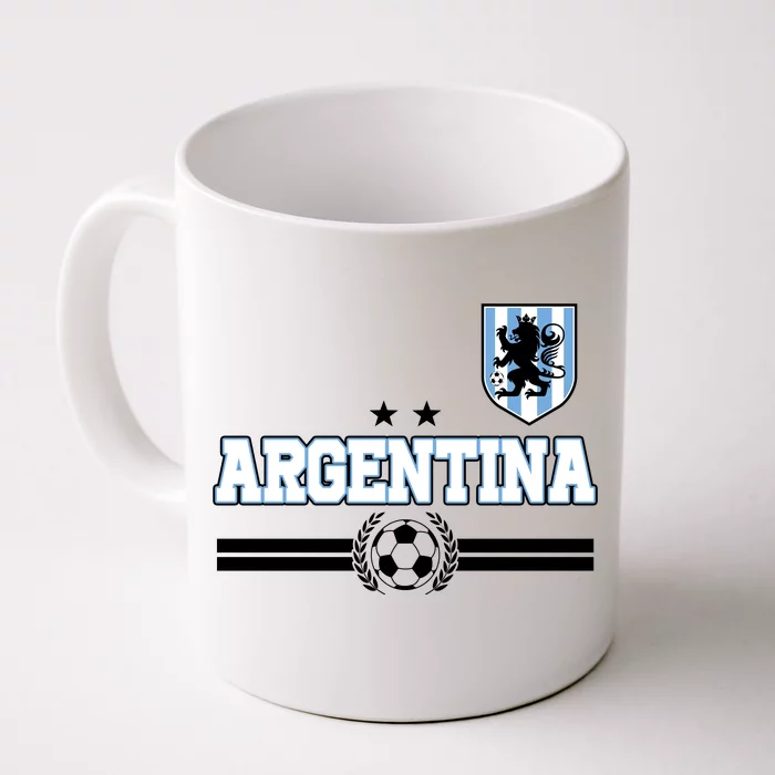 Argentina Soccer Team Fan Logo Front & Back Coffee Mug