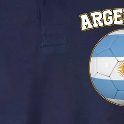 Argentina Team Flag Soccer Ball World Cup Softstyle Adult Sport Polo