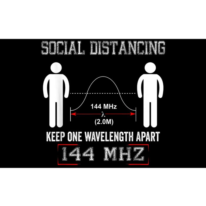 Amateur Radio Ham Social Distancing Ham Radio Operator Bumper Sticker