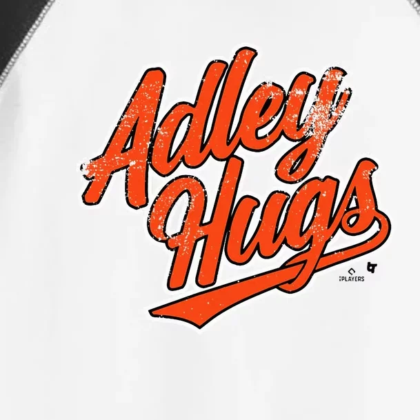 A.D.L.E.Y R.U.T.S.C.H.M.A.N Hug Script Baltimore Baseball Toddler Fine Jersey T-Shirt