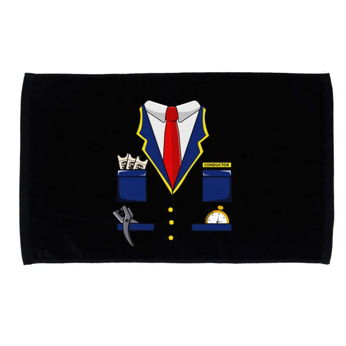 Adult Railroad Halloween Train Conductor Costume Microfiber Hand Towel