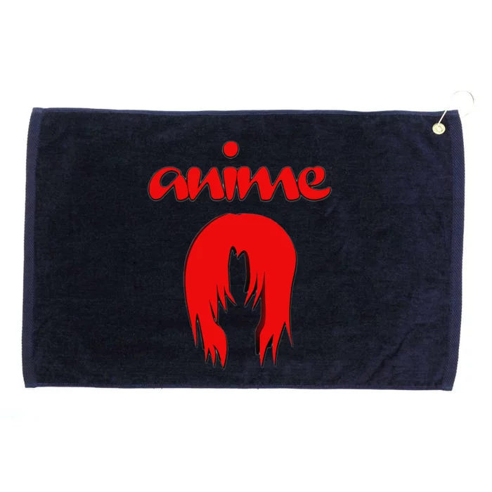 Anime 'Red Hair' Cool Manga Japanese Animation Grommeted Golf Towel