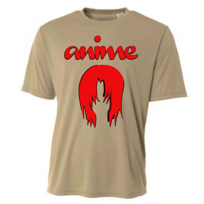 Anime 'Red Hair' Cool Manga Japanese Animation Cooling Performance Crew T-Shirt