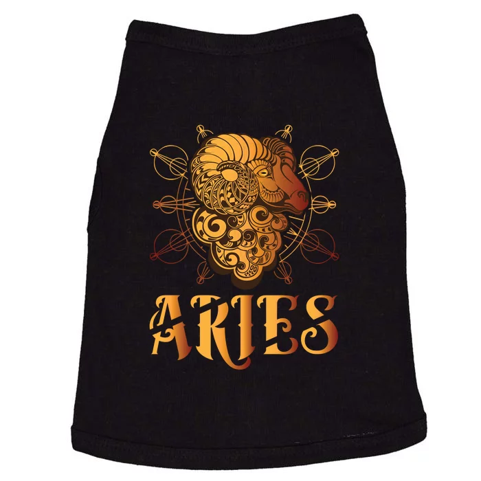 Aries goat Zodiac Doggie Tank