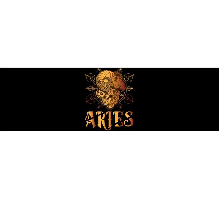 Aries goat Zodiac Bumper Sticker