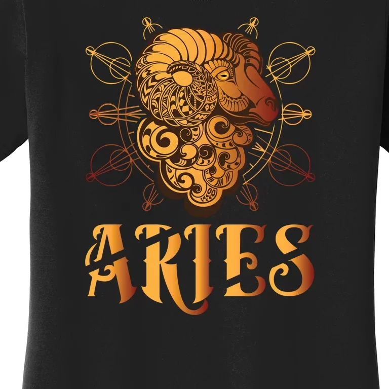 Aries goat Zodiac Women's T-Shirt