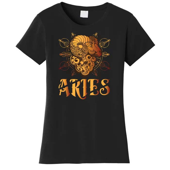 Aries goat Zodiac Women's T-Shirt