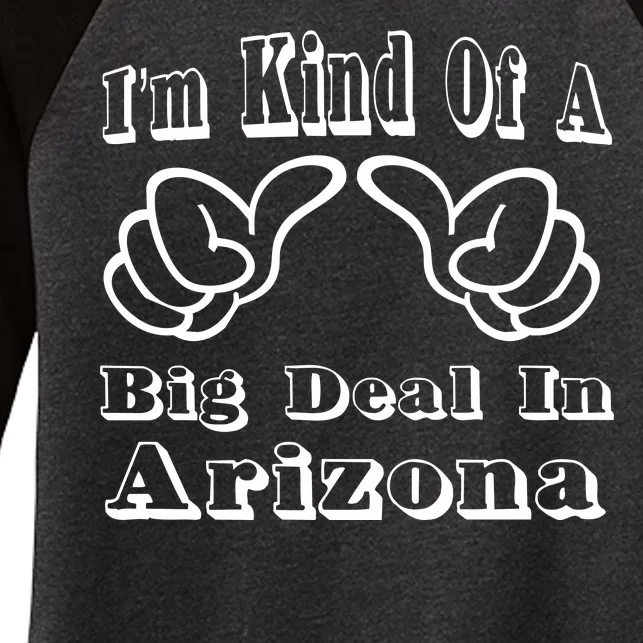 Arizona Big Deal Women's Tri-Blend 3/4-Sleeve Raglan Shirt