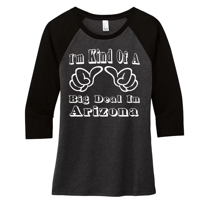 Arizona Big Deal Women's Tri-Blend 3/4-Sleeve Raglan Shirt