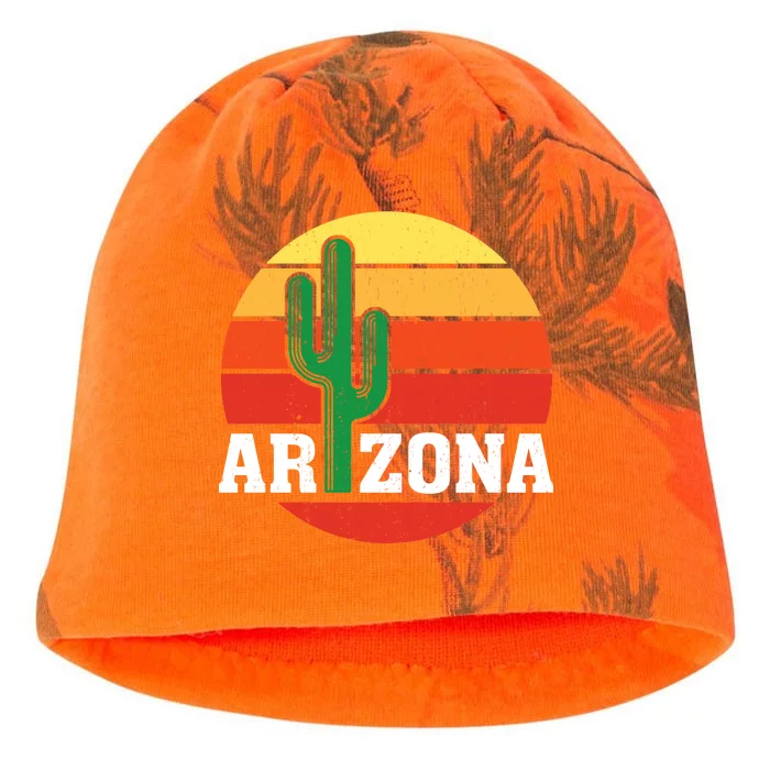 Arizona Cactus Sunset Kati - Camo Knit Beanie