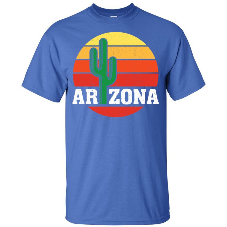 Arizona Cactus Sunset Tall T-Shirt