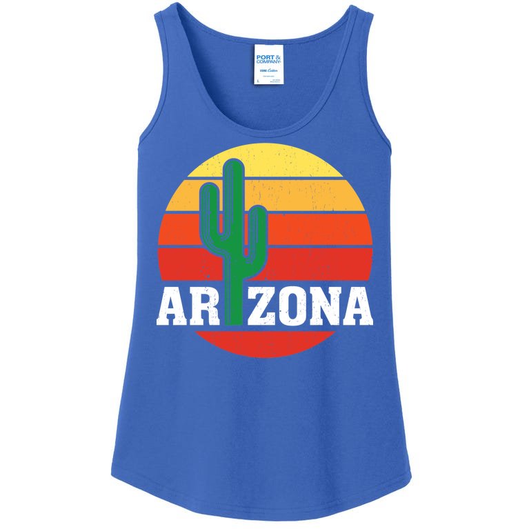Arizona Cactus Sunset Ladies Essential Tank