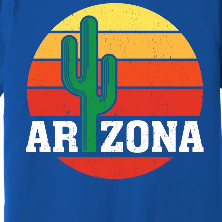 Arizona Cactus Sunset Premium T-Shirt