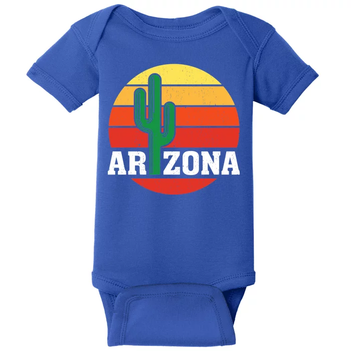 Arizona Cactus Sunset Baby Bodysuit