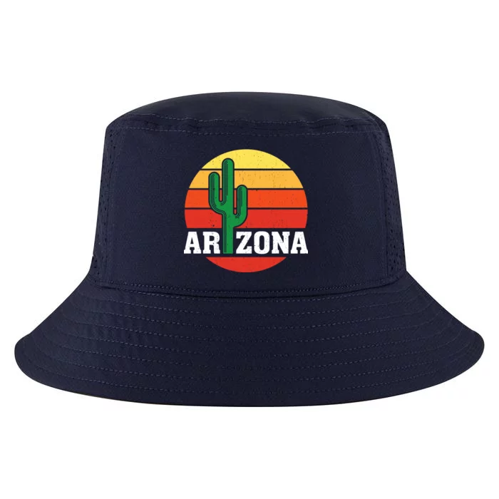 Arizona Cactus Sunset Cool Comfort Performance Bucket Hat