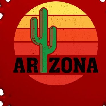Arizona Cactus Sunset Oval Ornament