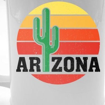 Arizona Cactus Sunset Beer Stein