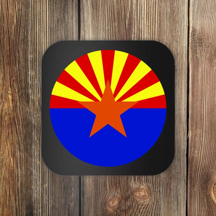 Arizona Circle Flag Coaster