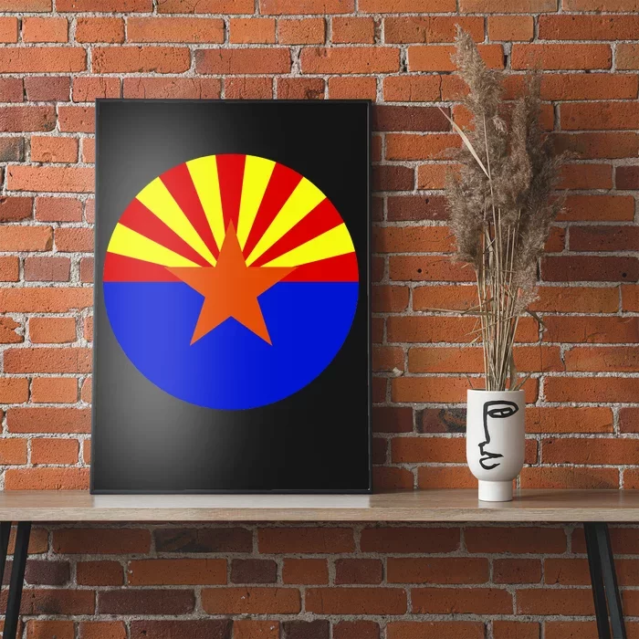 Arizona Circle Flag Poster