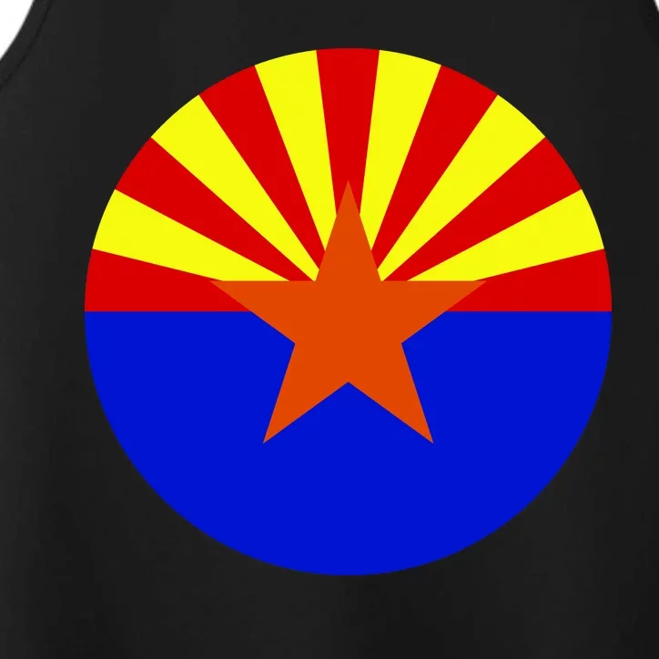 Arizona Circle Flag Performance Tank