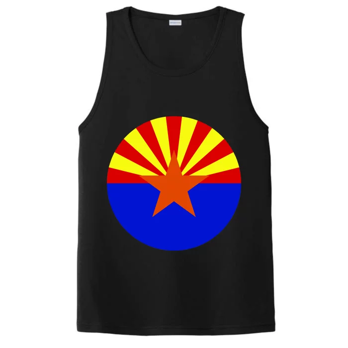 Arizona Circle Flag Performance Tank