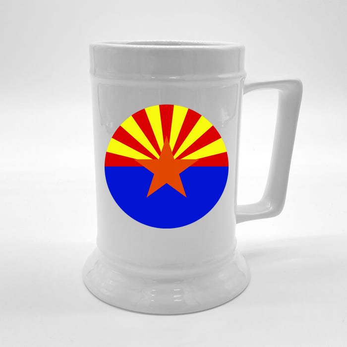 Arizona Circle Flag Front & Back Beer Stein