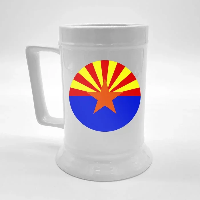 Arizona Circle Flag Front & Back Beer Stein