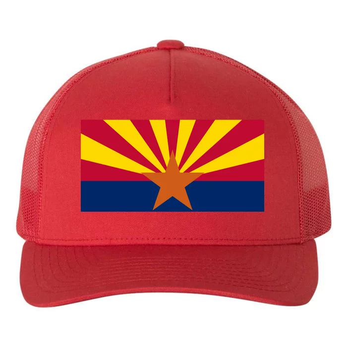 Arizona Flag Yupoong Adult 5-Panel Trucker Hat