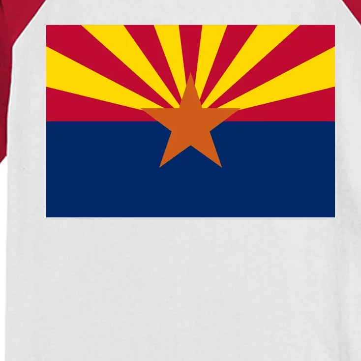 Arizona Flag Kids Colorblock Raglan Jersey