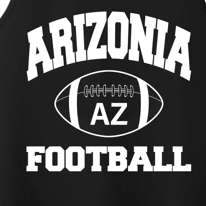 Arizona Football Classic AZ Logo Performance Tank