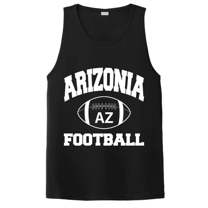 Arizona Football Classic AZ Logo Performance Tank