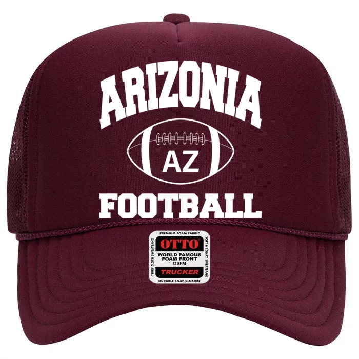 Arizona Football Classic AZ Logo High Crown Mesh Trucker Hat