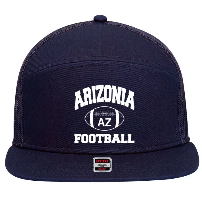 Arizona Football Classic AZ Logo 7 Panel Mesh Trucker Snapback Hat