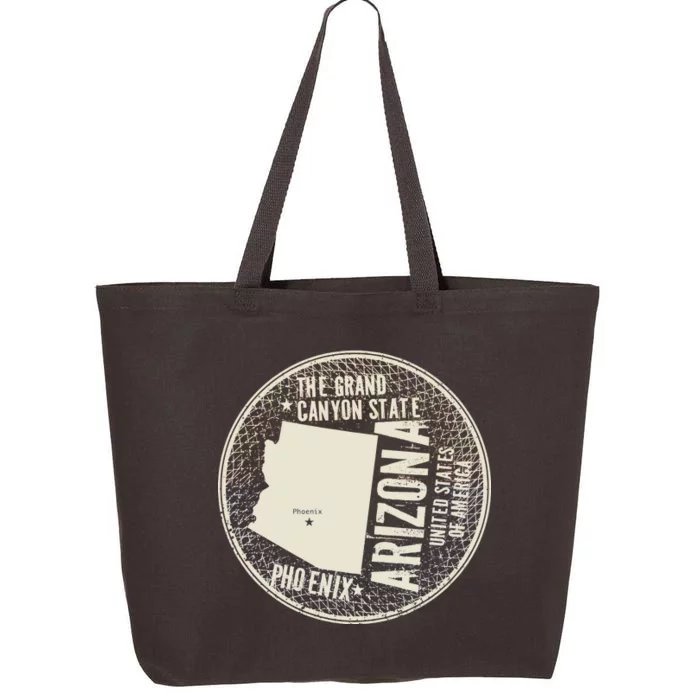 Arizona Grand Canyon State Retro Circle 25L Jumbo Tote