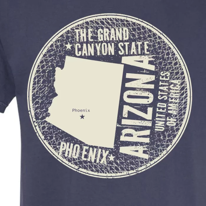 Arizona Grand Canyon State Retro Circle Garment-Dyed Heavyweight T-Shirt