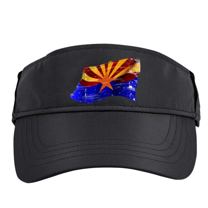 Arizona Grunge Flag Adult Drive Performance Visor