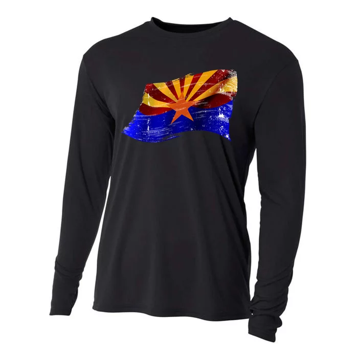 Arizona Grunge Flag Cooling Performance Long Sleeve Crew