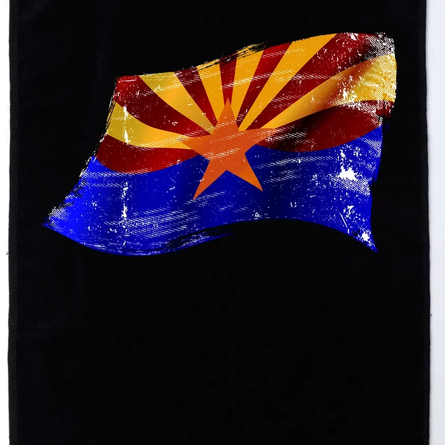 Arizona Grunge Flag Platinum Collection Golf Towel