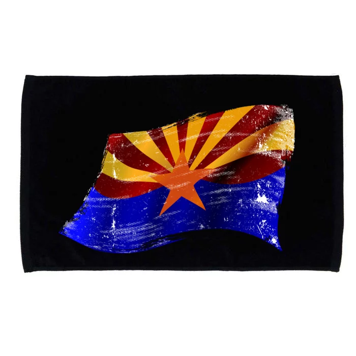 Arizona Grunge Flag Microfiber Hand Towel