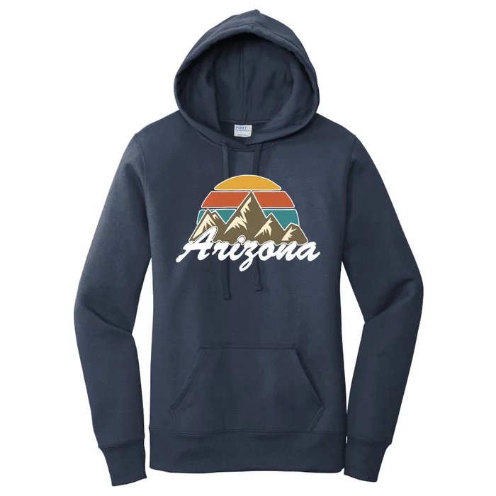 Arizona Retro AZ Mountain Women's Pullover Hoodie